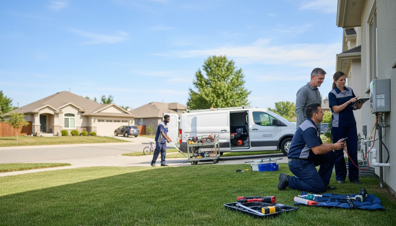 Tankless water heater service in Cylinder, IA